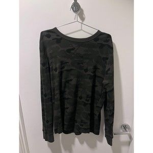 Old Navy Camo Wool Long-Sleeve Shirt